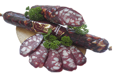 Колбаса мясная сырокопченая салями "Московская", высшего сорта Колбаса мясная сырокопченая салями "Московская", высшего сорта
